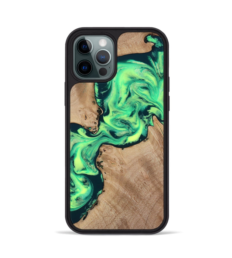 iPhone 12 Pro Wood Phone Case - Laci (Neon, 818515)