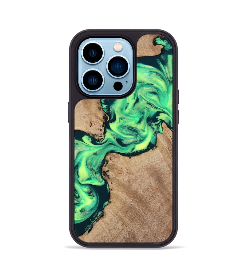 iPhone 14 Pro Wood Phone Case - Laci (Neon, 818515)