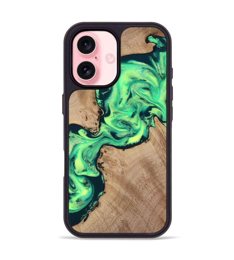 iPhone 16 Wood Phone Case - Laci (Neon, 818515)
