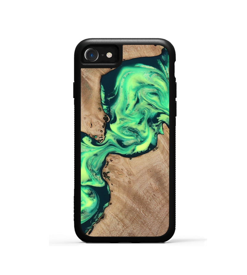 iPhone SE Wood Phone Case - Laci (Neon, 818515)
