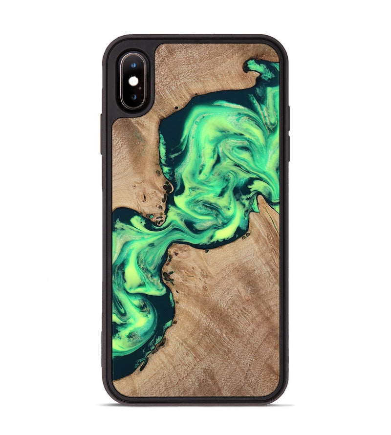 iPhone Xs Max Wood Phone Case - Laci (Neon, 818515)