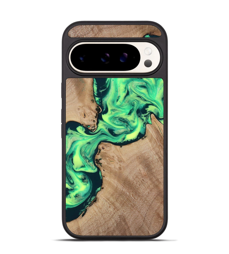 Pixel 9 Pro Wood Phone Case - Laci (Neon, 818515)
