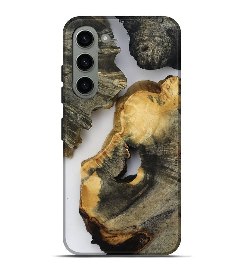 Galaxy S23 Plus Wood Live Edge Phone Case - Bear (Clear, 818517)