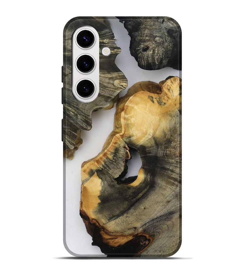 Galaxy S25 Plus Wood Live Edge Phone Case - Bear (Clear, 818517)