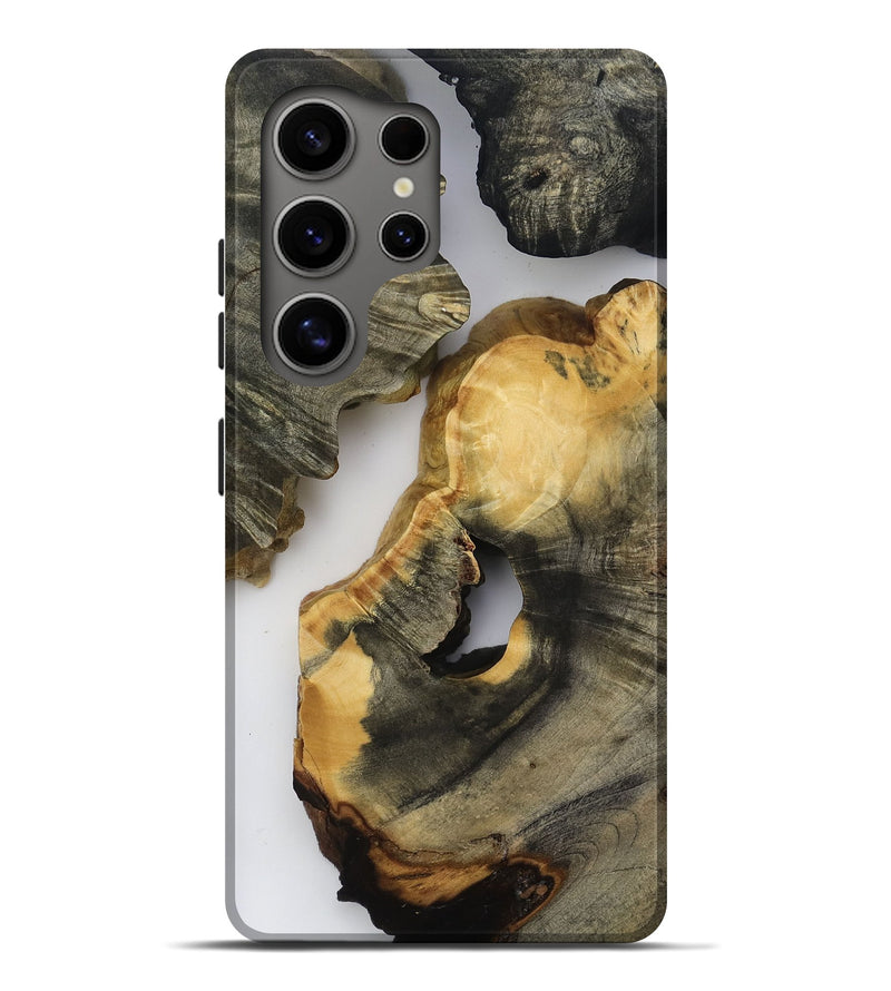 Galaxy S25 Ultra Wood Live Edge Phone Case - Bear (Clear, 818517)