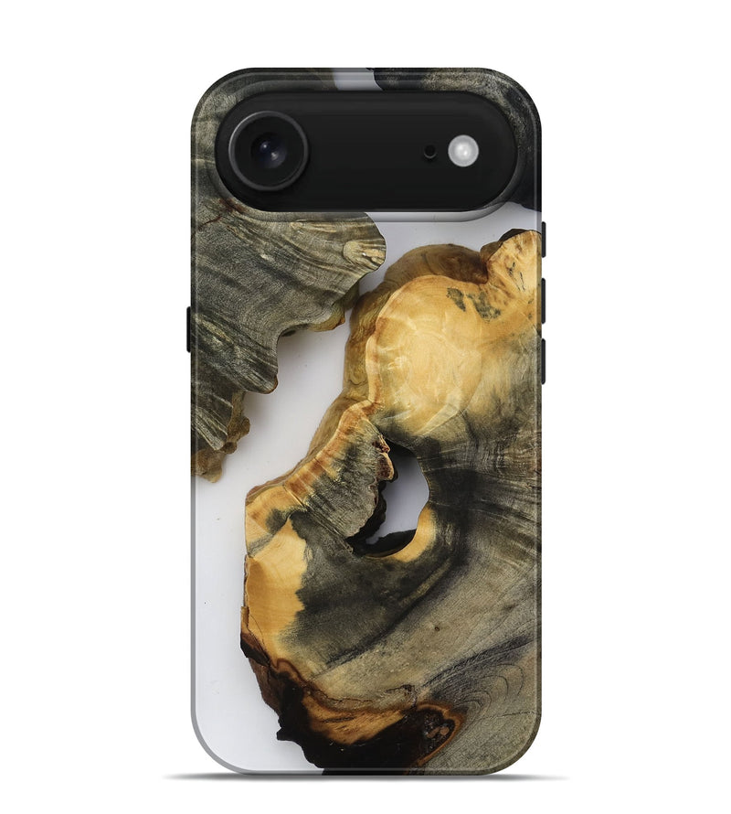 iPhone 17 Air Wood Live Edge Phone Case - Bear (Clear, 818517)
