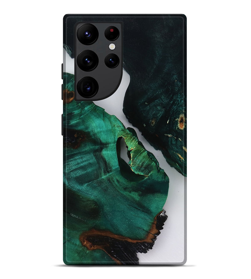 Galaxy S22 Ultra Wood Live Edge Phone Case - Dewayne (Clear, 818518)