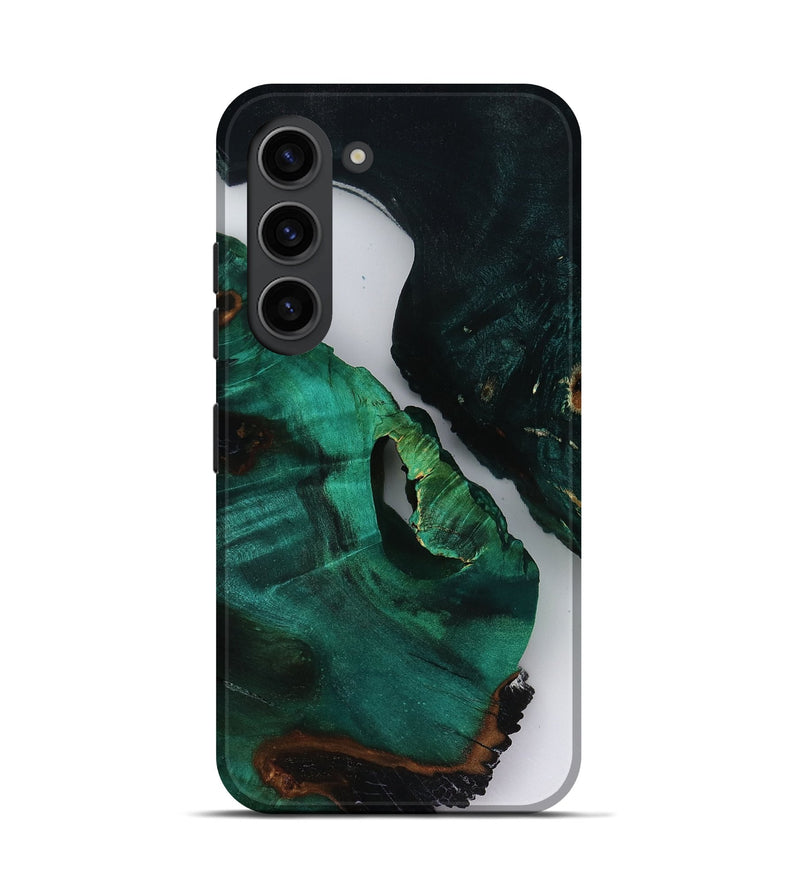 Galaxy S23 Wood Live Edge Phone Case - Dewayne (Clear, 818518)