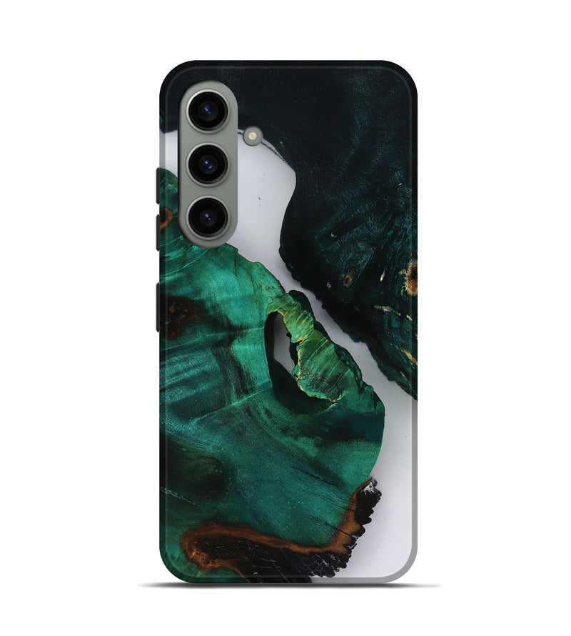 Galaxy S24 Wood Live Edge Phone Case - Dewayne (Clear, 818518)