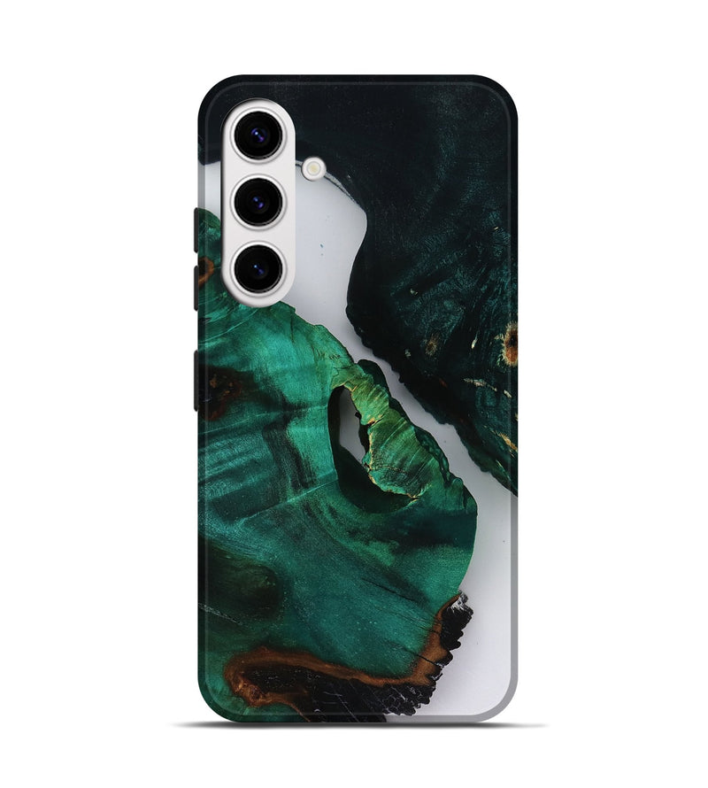 Galaxy S25 Wood Live Edge Phone Case - Dewayne (Clear, 818518)