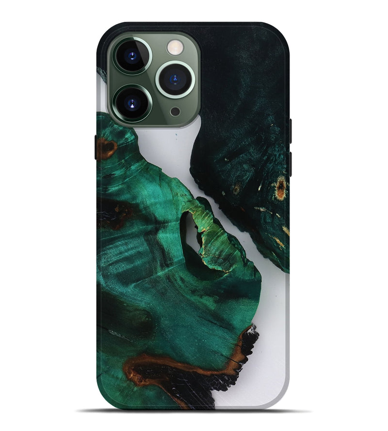 iPhone 13 Pro Max Wood Live Edge Phone Case - Dewayne (Clear, 818518)