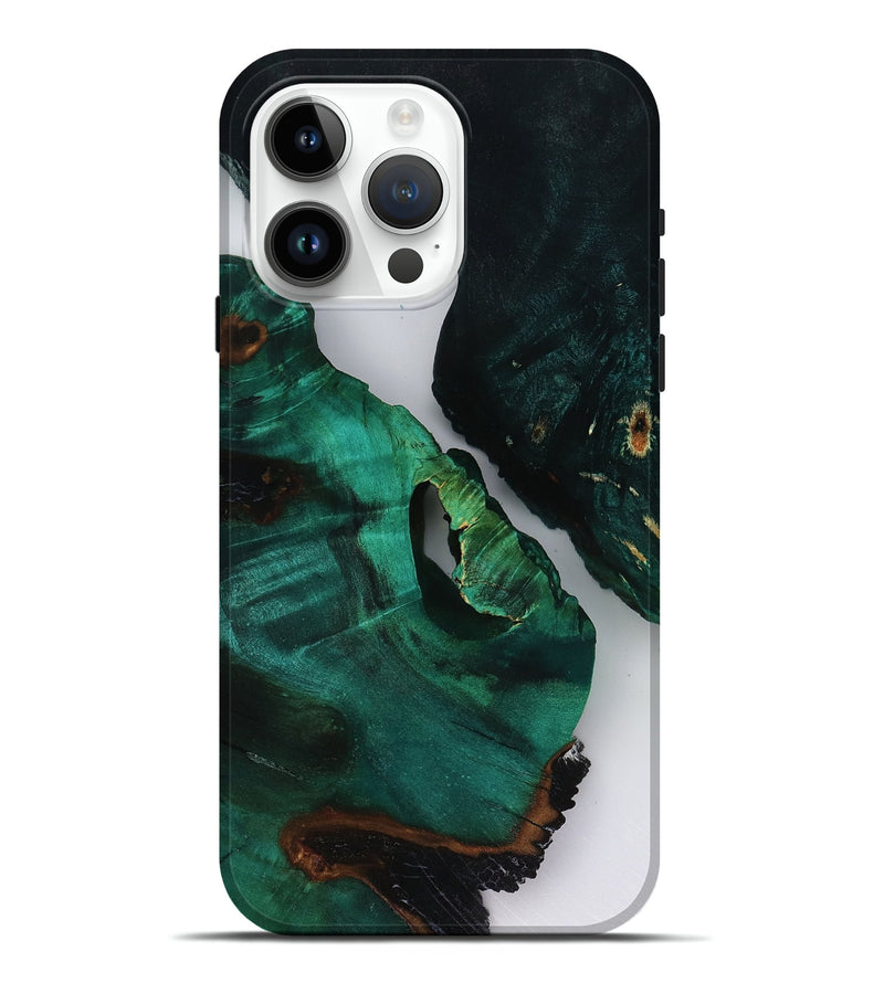 iPhone 15 Pro Max Wood Live Edge Phone Case - Dewayne (Clear, 818518)