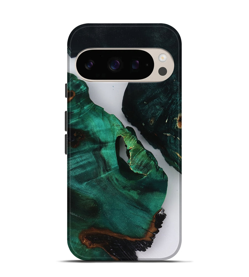 Pixel 10 Pro Wood Live Edge Phone Case - Dewayne (Clear, 818518)