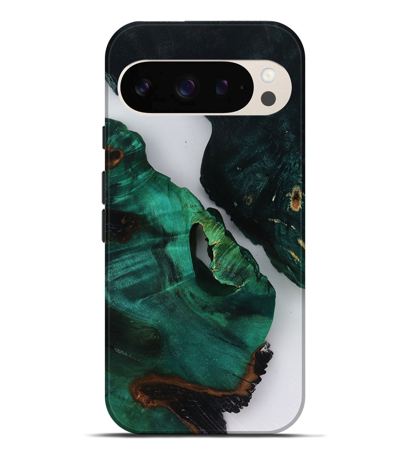 Pixel 10 Pro XL Wood Live Edge Phone Case - Dewayne (Clear, 818518)