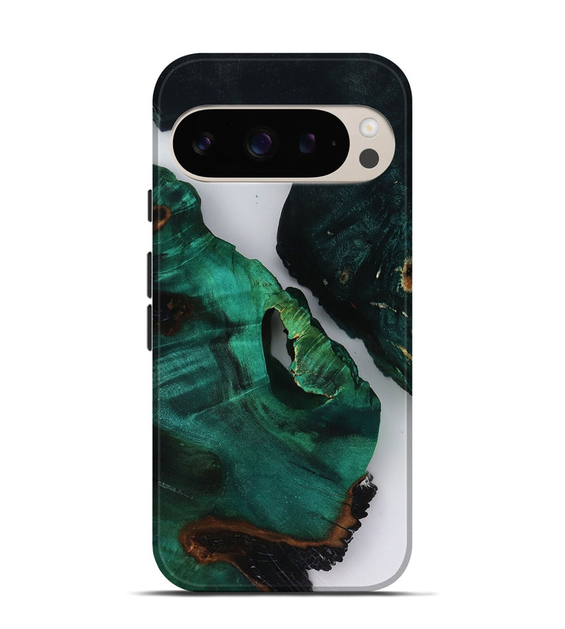 Pixel 9 Pro Wood Live Edge Phone Case - Dewayne (Clear, 818518)