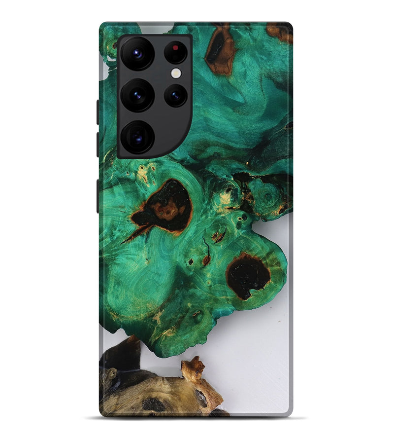 Galaxy S22 Ultra Wood Live Edge Phone Case - Adelina (Clear, 818519)