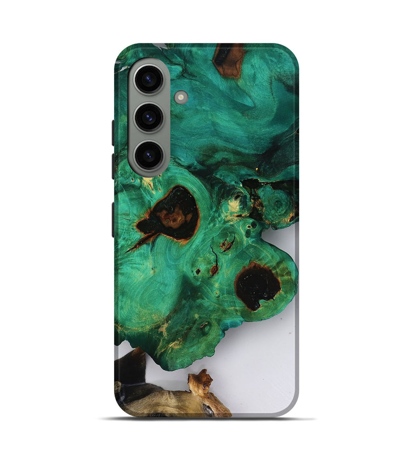 Galaxy S24 Wood Live Edge Phone Case - Adelina (Clear, 818519)