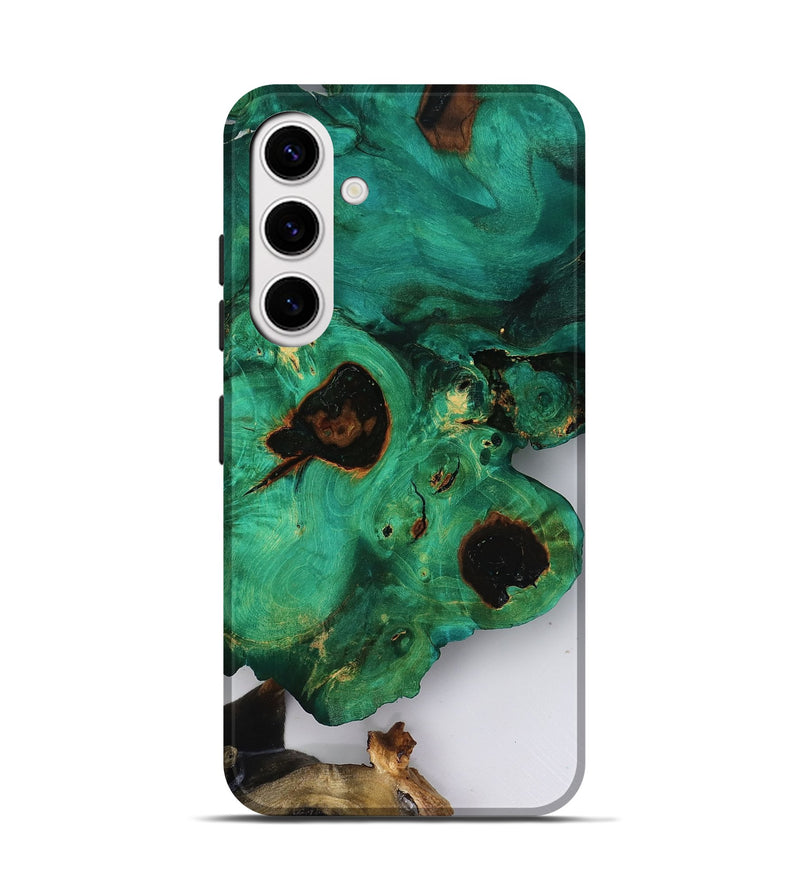 Galaxy S25 Wood Live Edge Phone Case - Adelina (Clear, 818519)