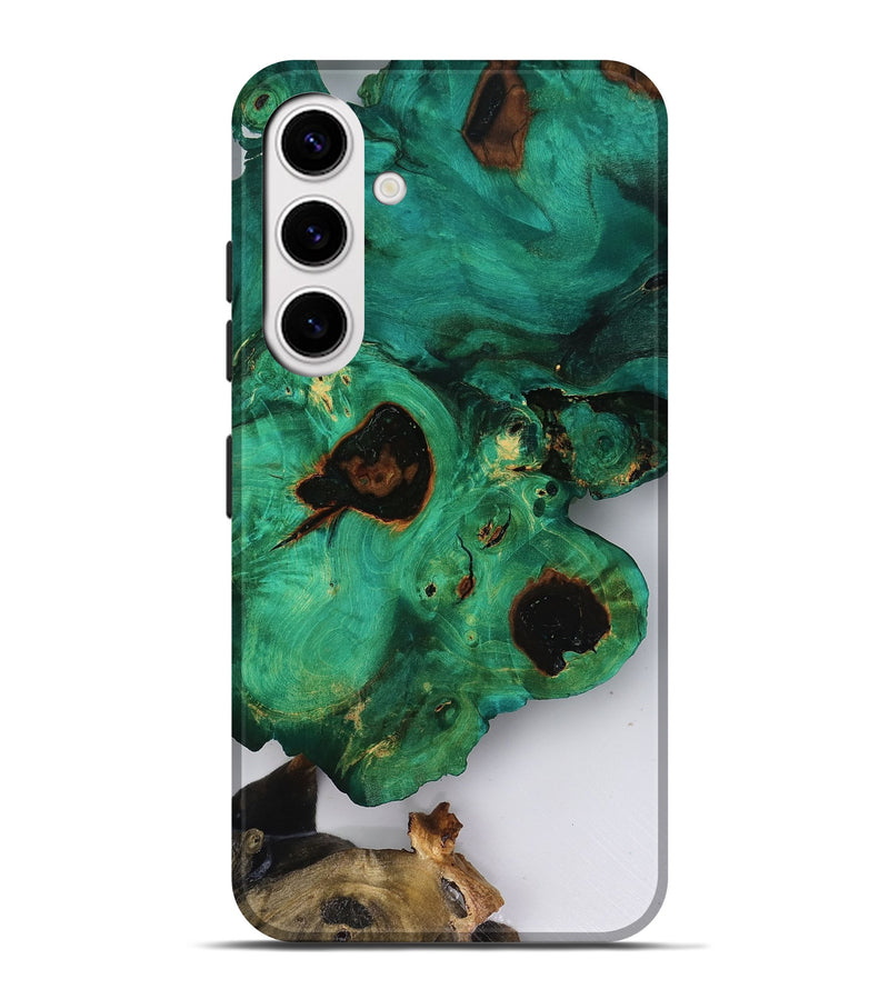 Galaxy S25 Plus Wood Live Edge Phone Case - Adelina (Clear, 818519)