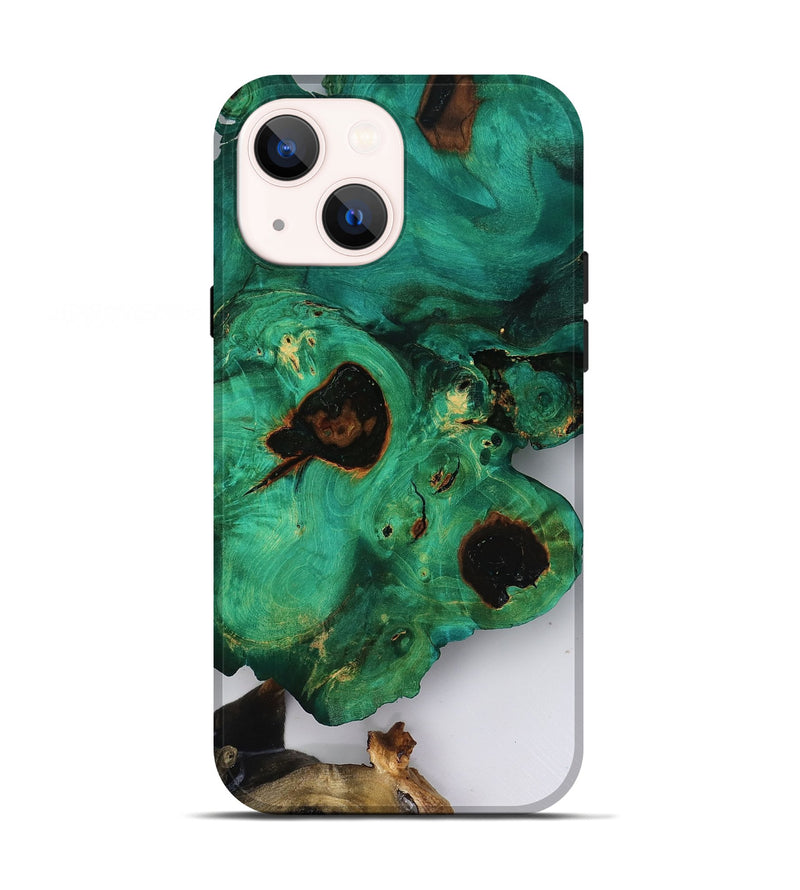 iPhone 13 Wood Live Edge Phone Case - Adelina (Clear, 818519)