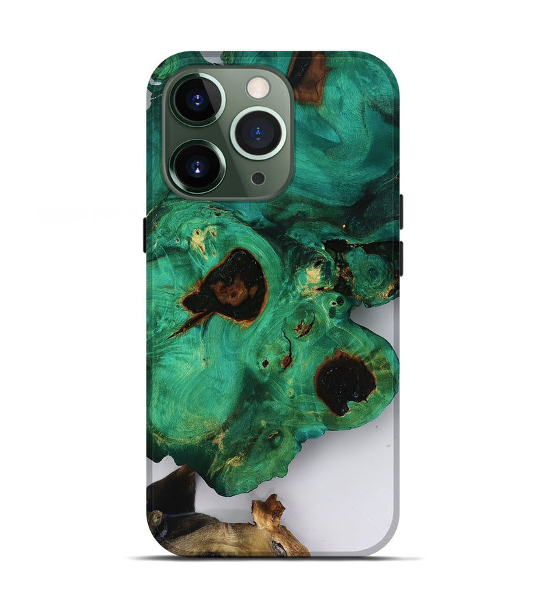 iPhone 13 Pro Wood Live Edge Phone Case - Adelina (Clear, 818519)