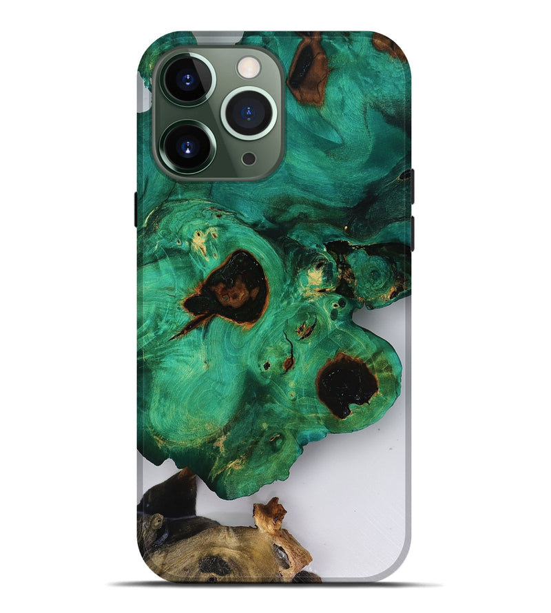 iPhone 13 Pro Max Wood Live Edge Phone Case - Adelina (Clear, 818519)