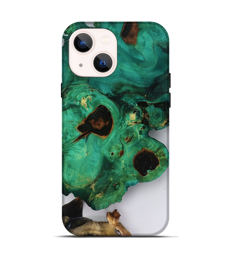 iPhone 14 Wood Live Edge Phone Case - Adelina (Clear, 818519)