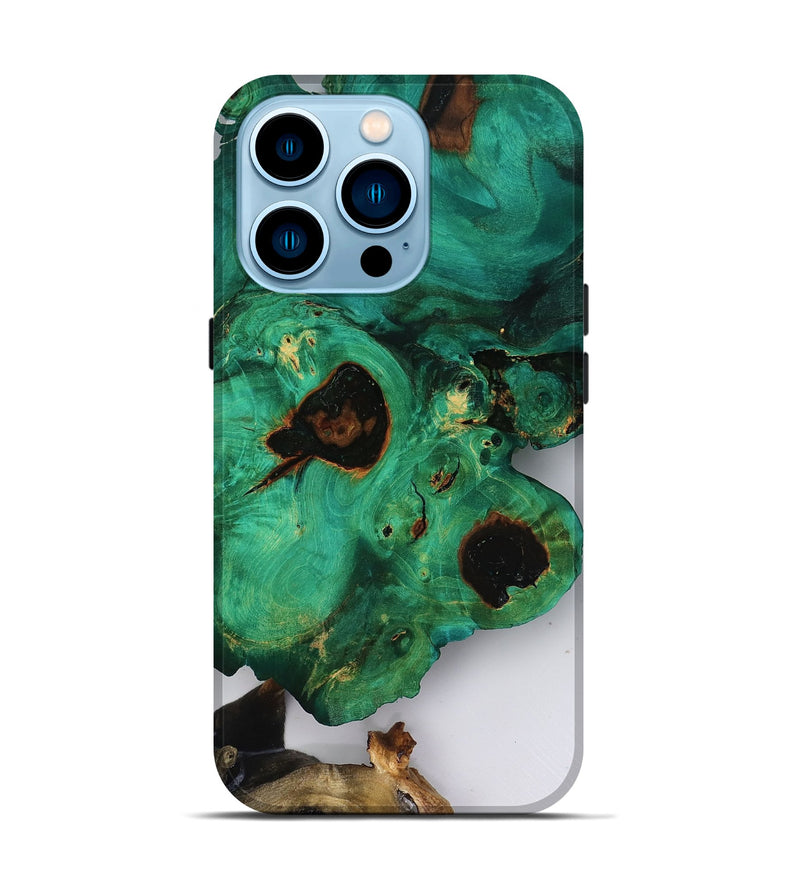 iPhone 14 Pro Wood Live Edge Phone Case - Adelina (Clear, 818519)