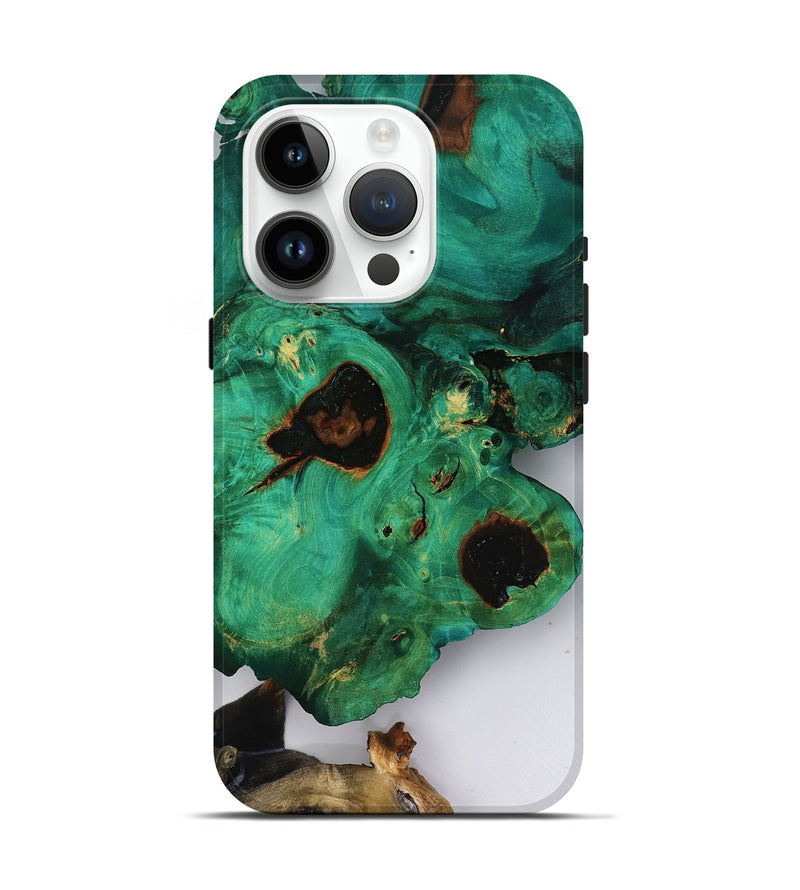 iPhone 15 Pro Wood Live Edge Phone Case - Adelina (Clear, 818519)