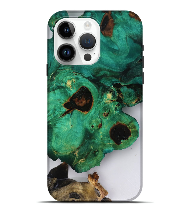 iPhone 15 Pro Max Wood Live Edge Phone Case - Adelina (Clear, 818519)