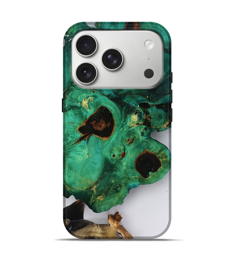 iPhone 17 Pro Wood Live Edge Phone Case - Adelina (Clear, 818519)