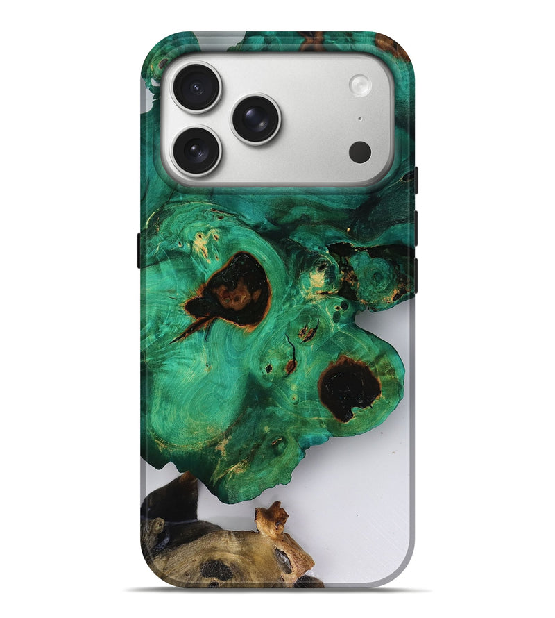 iPhone 17 Pro Max Wood Live Edge Phone Case - Adelina (Clear, 818519)