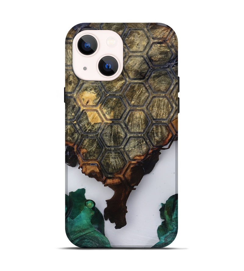iPhone 14 Wood Live Edge Phone Case - Estella (Pattern, 818520)