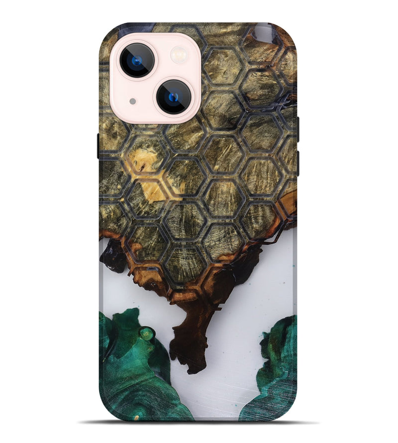 iPhone 14 Plus Wood Live Edge Phone Case - Estella (Pattern, 818520)