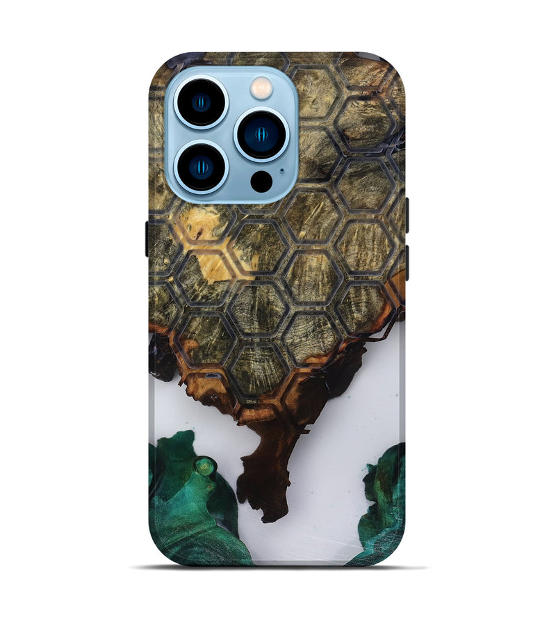 iPhone 14 Pro Wood Live Edge Phone Case - Estella (Pattern, 818520)