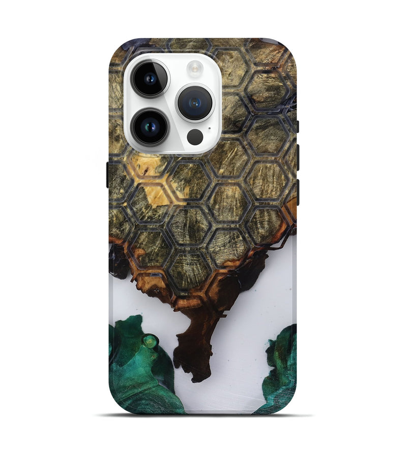 iPhone 15 Pro Wood Live Edge Phone Case - Estella (Pattern, 818520)