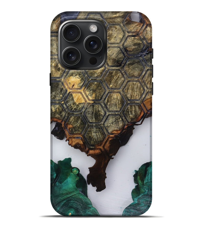 iPhone 16 Pro Max Wood Live Edge Phone Case - Estella (Pattern, 818520)