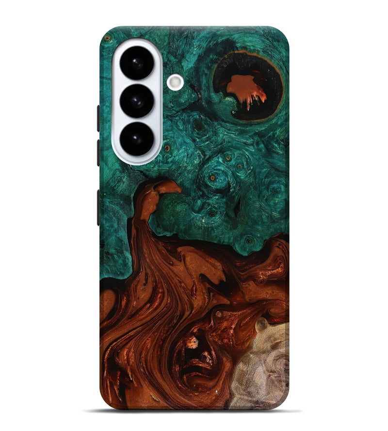 Galaxy S26 Plus Wood Live Edge Phone Case - Zina (Red, 818521)