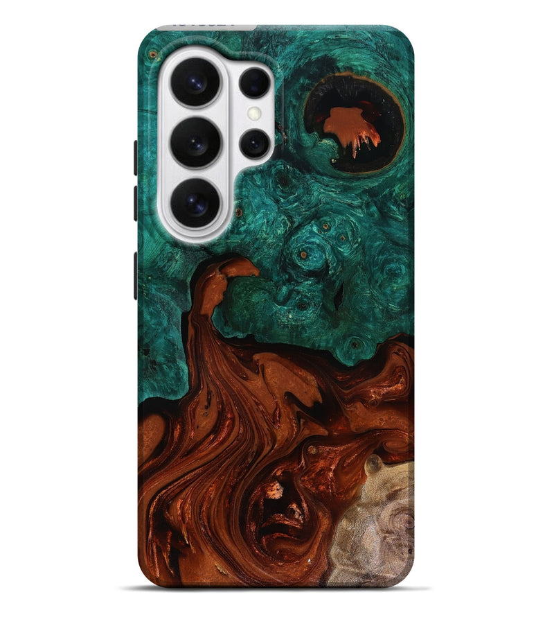 Galaxy S26 Ultra Wood Live Edge Phone Case - Zina (Red, 818521)