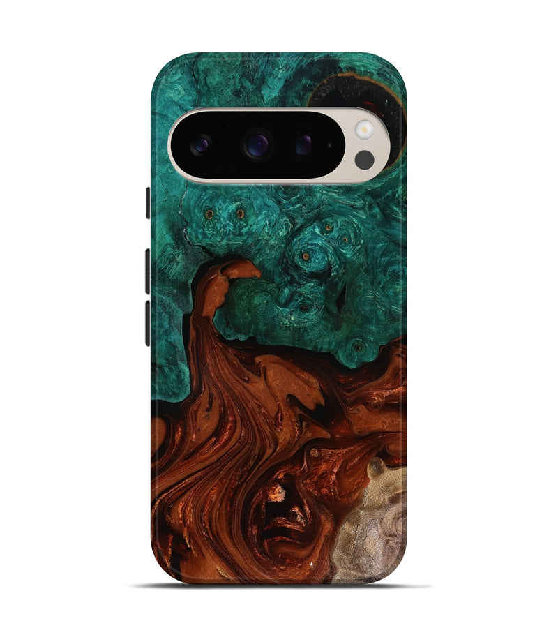 Pixel 10 Wood Live Edge Phone Case - Zina (Red, 818521)