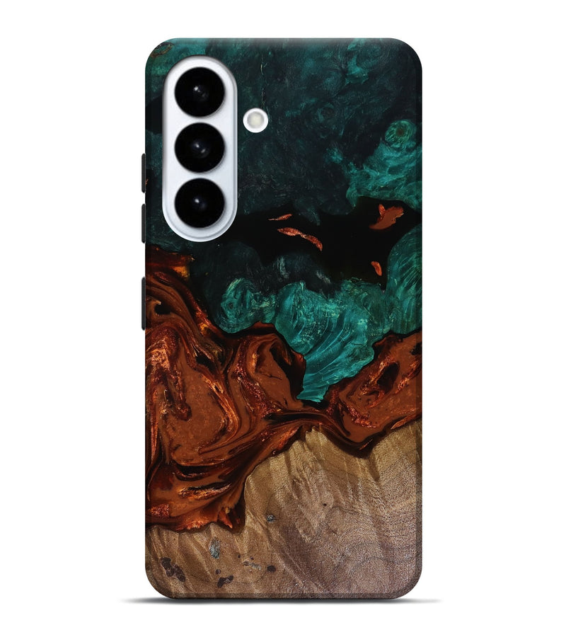 Galaxy S26 Plus Wood Live Edge Phone Case - Fabiola (Red, 818523)