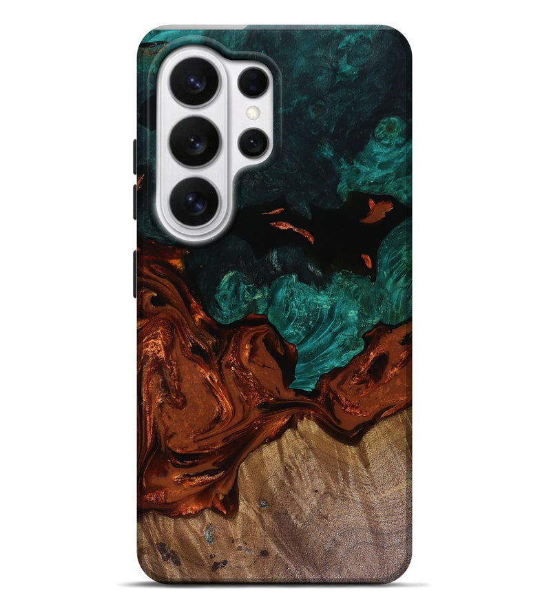 Galaxy S26 Ultra Wood Live Edge Phone Case - Fabiola (Red, 818523)
