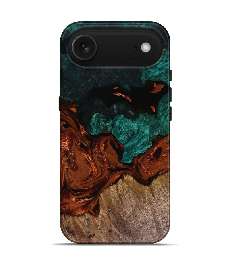 iPhone 17 Air Wood Live Edge Phone Case - Fabiola (Red, 818523)