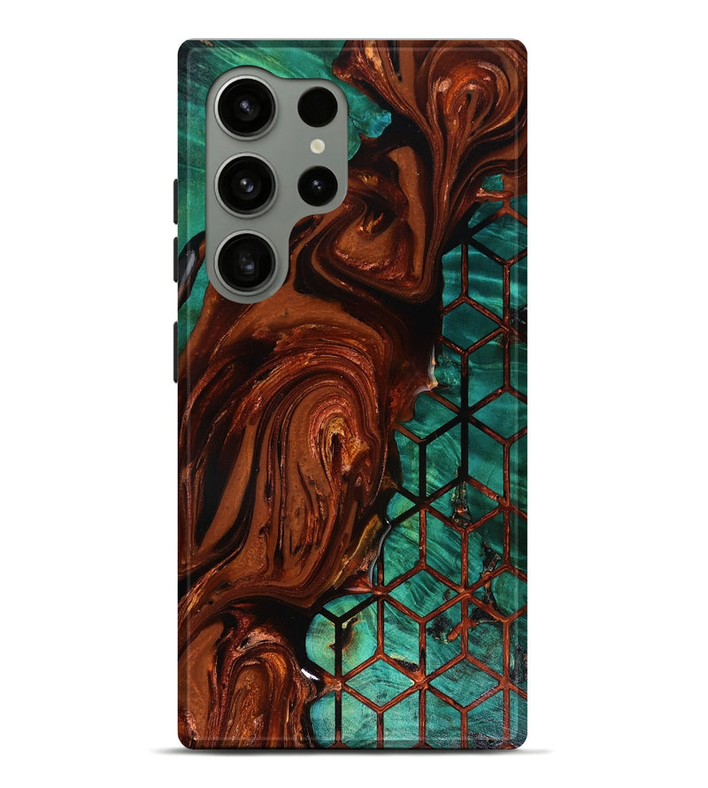 Galaxy S24 Ultra Wood Live Edge Phone Case - Omarion (Pattern, 818524)