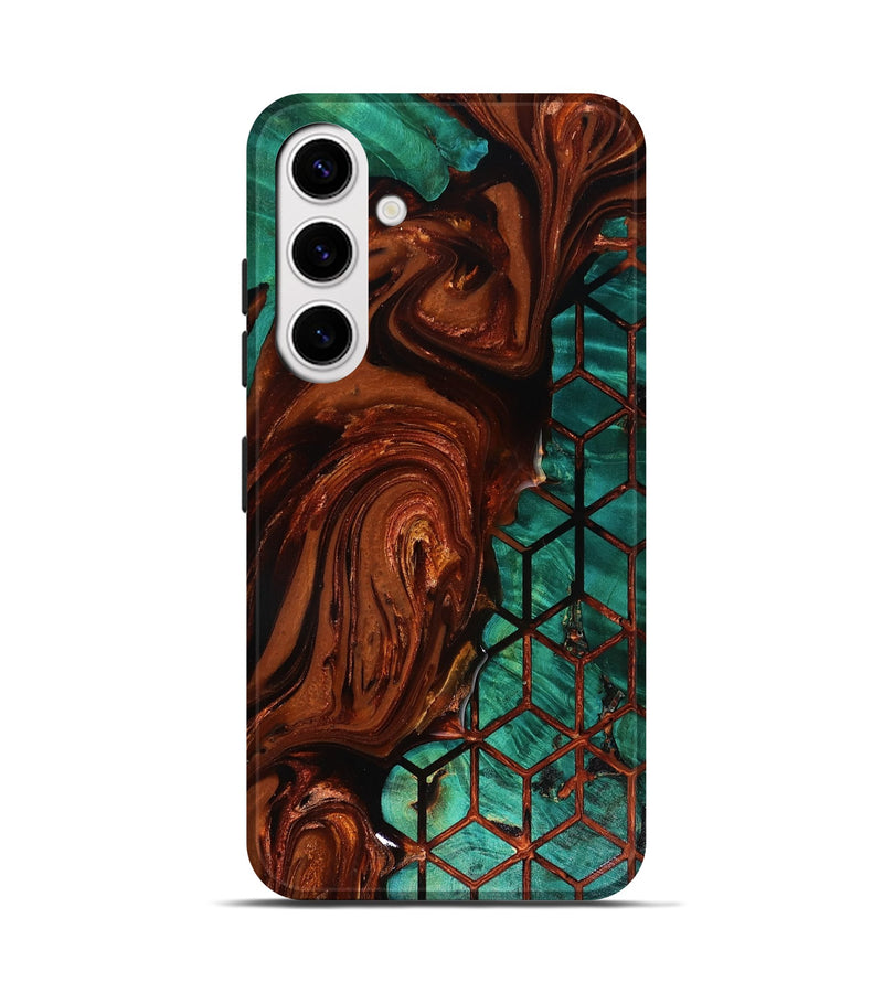 Galaxy S25 Wood Live Edge Phone Case - Omarion (Pattern, 818524)