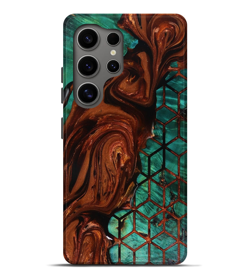 Galaxy S25 Ultra Wood Live Edge Phone Case - Omarion (Pattern, 818524)