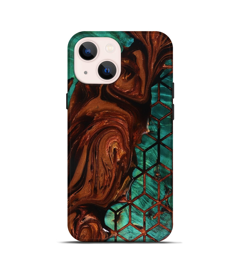 iPhone 13 mini Wood Live Edge Phone Case - Omarion (Pattern, 818524)