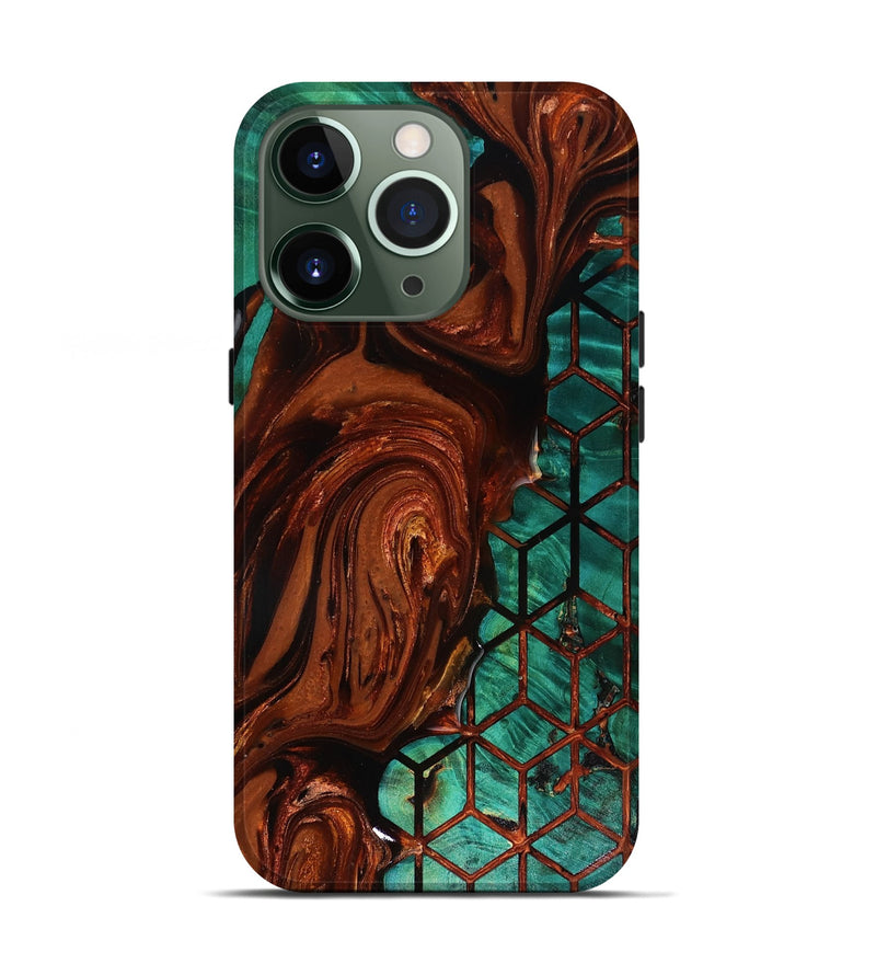 iPhone 13 Pro Wood Live Edge Phone Case - Omarion (Pattern, 818524)