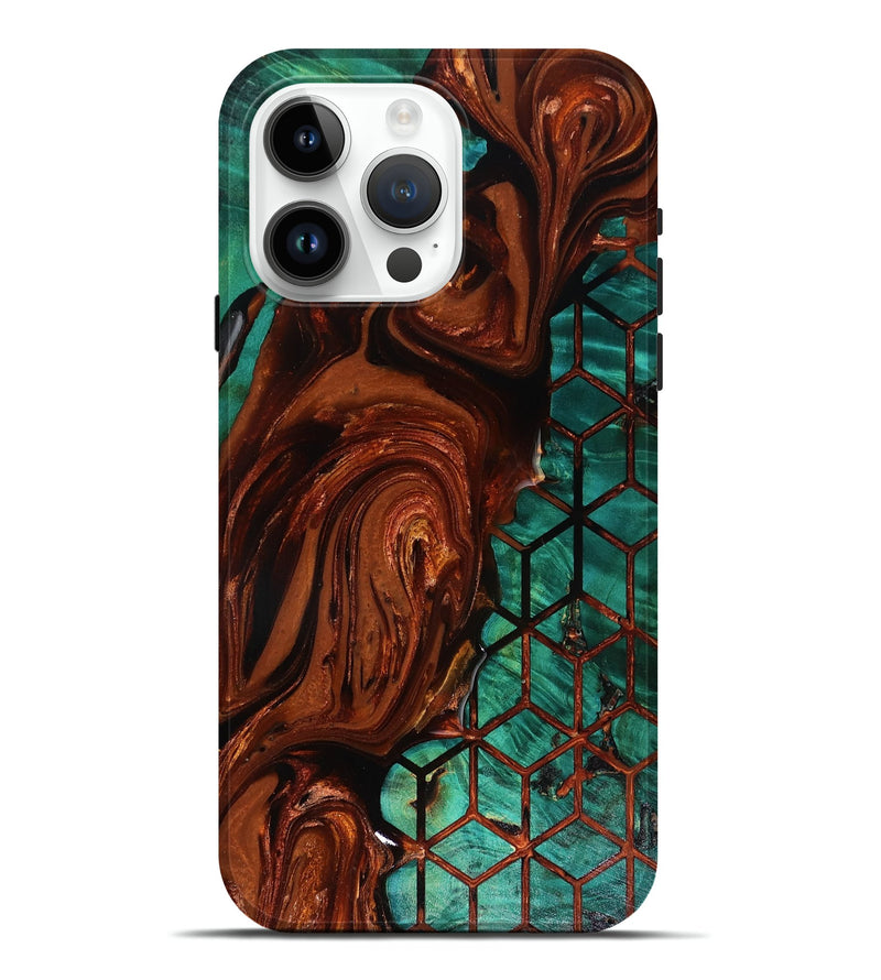 iPhone 15 Pro Max Wood Live Edge Phone Case - Omarion (Pattern, 818524)