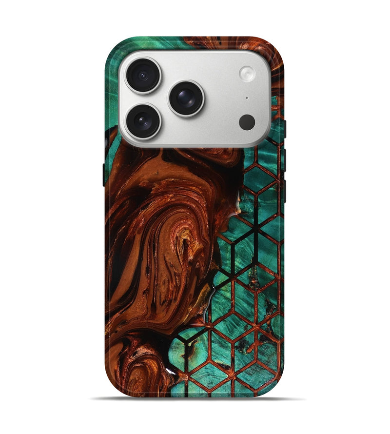 iPhone 17 Pro Wood Live Edge Phone Case - Omarion (Pattern, 818524)